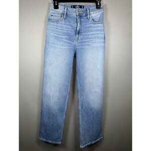HOLLISTER California Ultra High-Rise Dad Blue Jeans Size 1S (25W 29L)